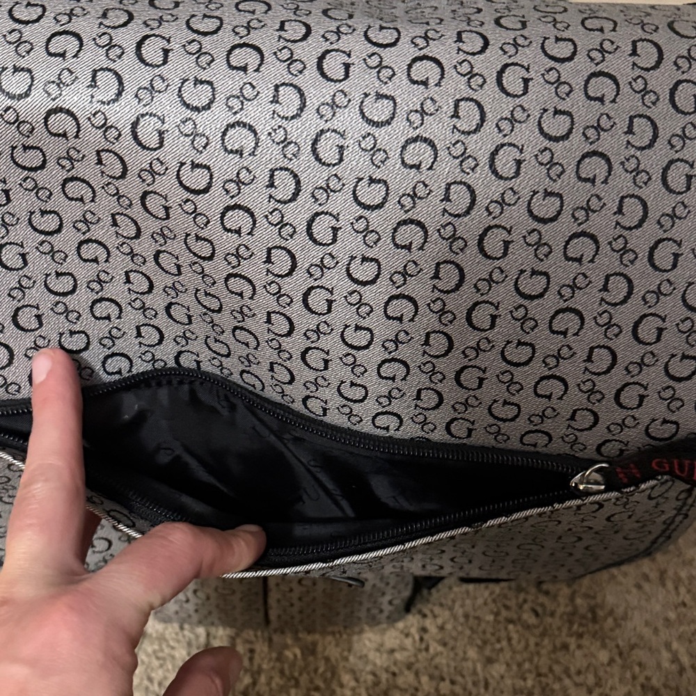 Stylish Gray Guess Backpack - Picture 3 of 10